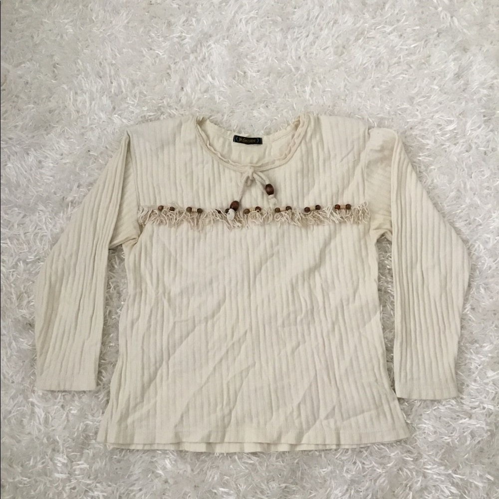 Vintage cream YSL shirt